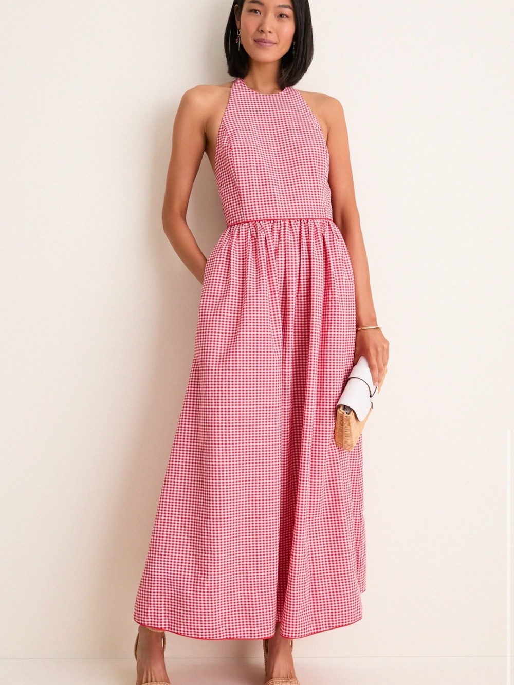 Tuckernuck Red Gingham Marcie Dress - Picture 4 of 6